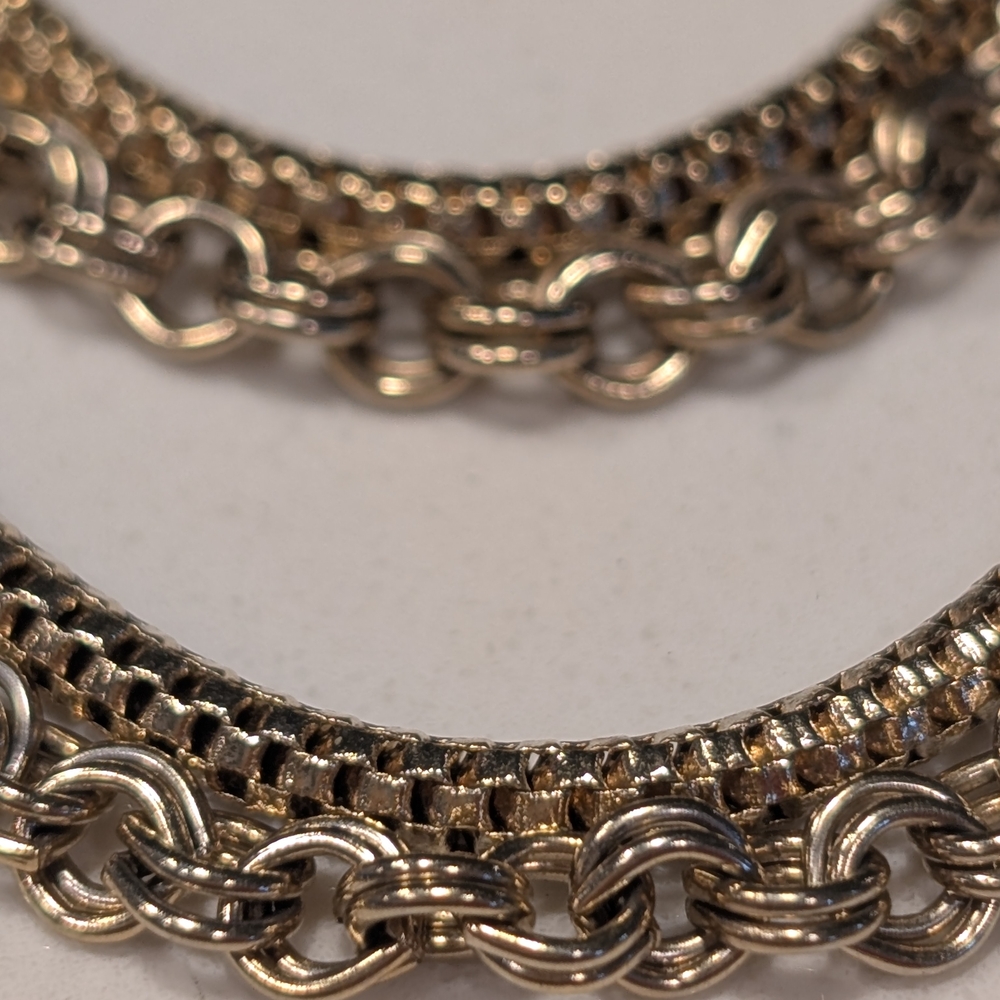 Vintage Multi-Strand Gold Layered Festival Necklace